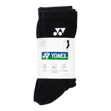 Skarpety sportowe Yonex Crew 19256 (materiał mieszany) 2026 czarne męskie - 3 pary
